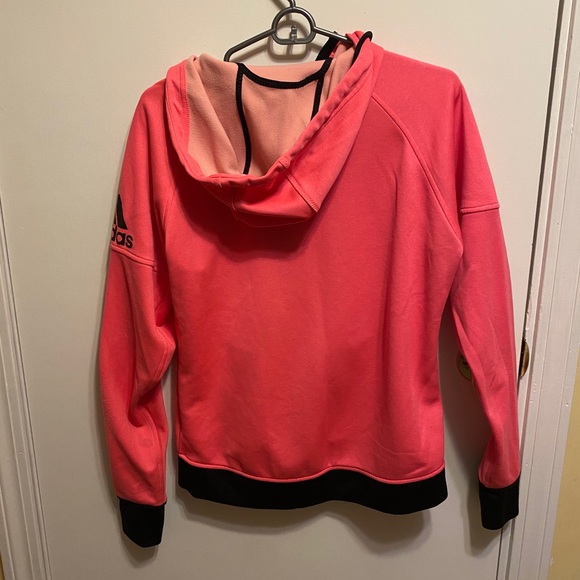 Adidas hot pink zip up hoodie - Picture 5 of 8